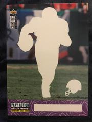 Mystery Base Card #SMB25 Football Cards 1996 Collector's Choice Update Stick Ums Prices