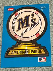Seattle Mariners Baseball Cards 1987 Fleer Team Stickers Prices