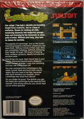 Box (Back) | Lemmings NES