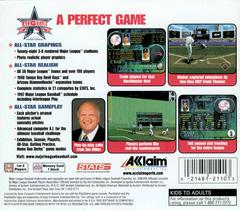 All-Star Baseball 97 - Back | All-star Baseball 97 Playstation