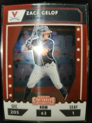 Zack Gelof Baseball Cards 2021 Panini Elite Extra Edition College Tickets Optic Prices