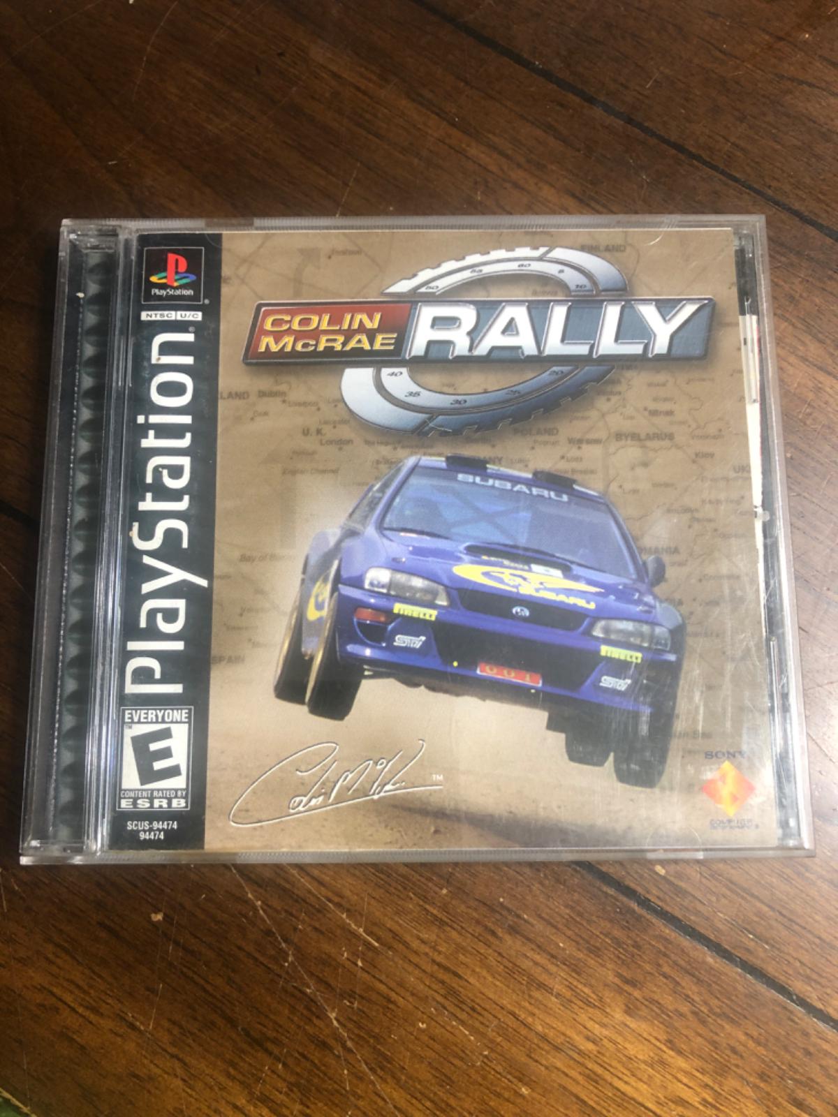 Colin McRae Rally Item, Box, and Manual Playstation