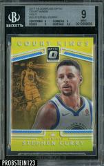 Stephen Curry [Gold] Basketball Cards 2017 Panini Donruss Optic Court Kings Prices