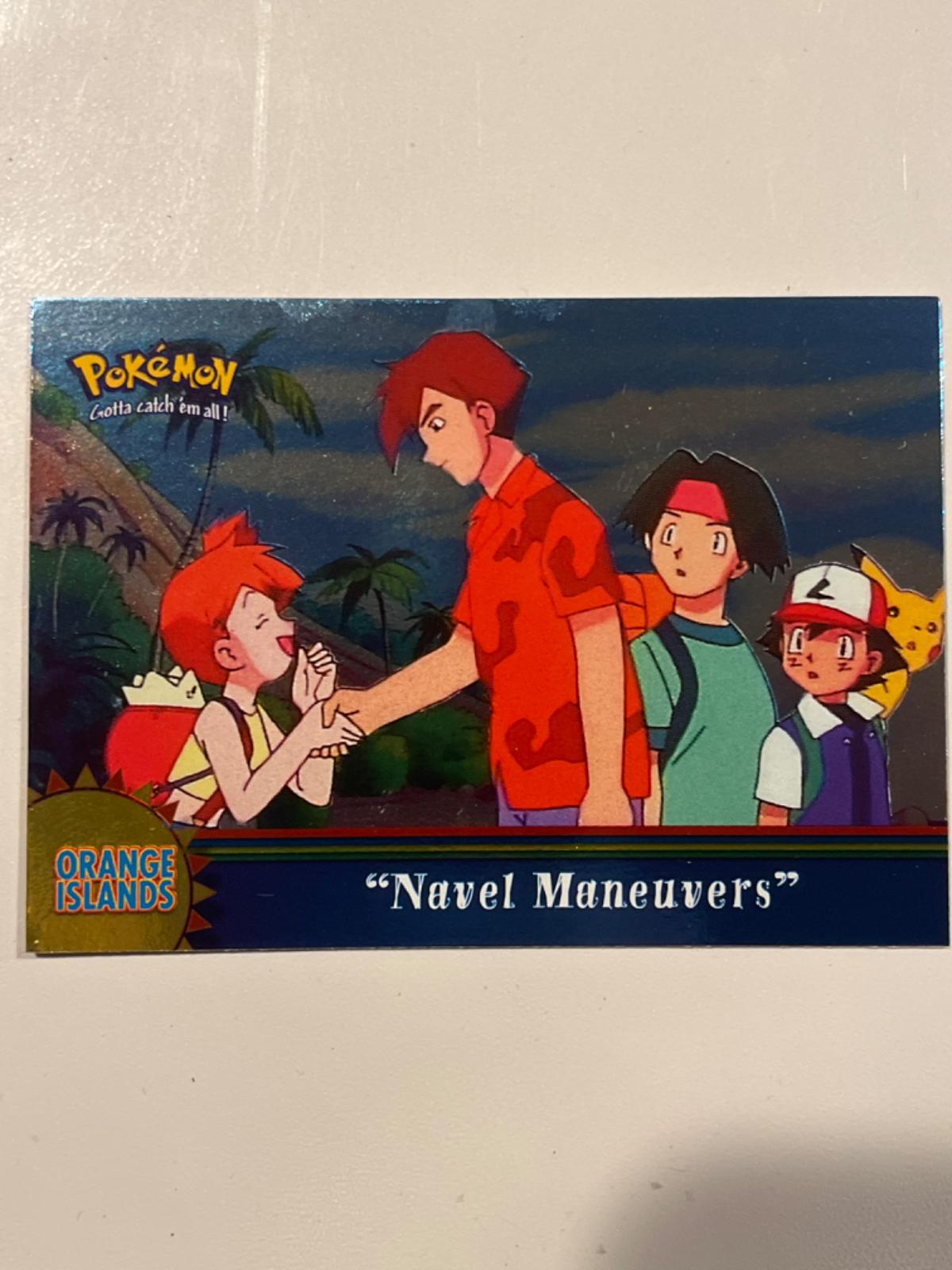 Navel Maneuvers #OR10 Pokemon 2000 Topps TV Episode