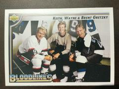Keith, Wayne & [Brent Gretzky] #37 Hockey Cards 1992 Upper Deck Prices