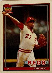 Jose Rijo #9 Baseball Cards 1991 Topps Cracker Jack Series 1 Prices