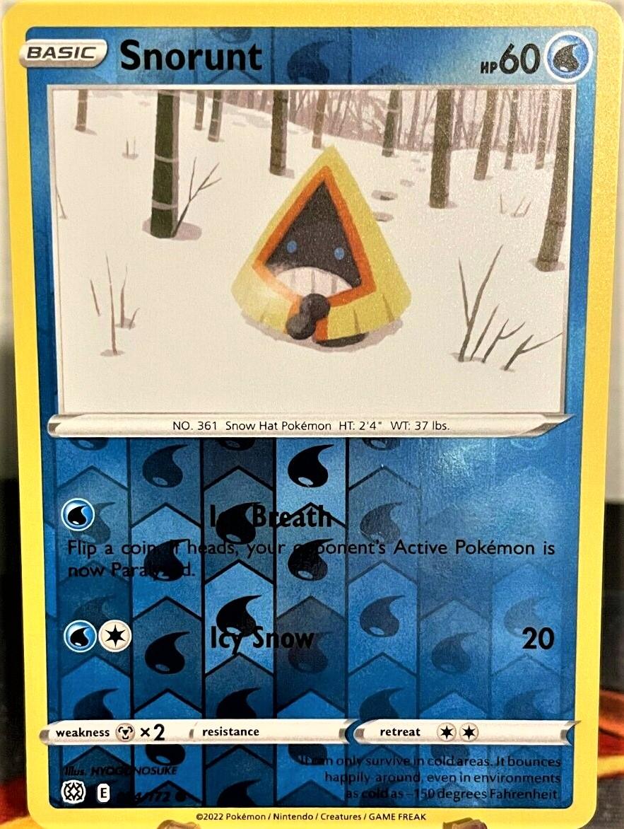 Snorunt [Reverse Holo] #34 Prices | Pokemon Brilliant Stars | Pokemon Cards