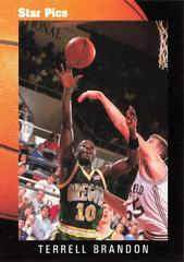 Terrell Brandon #39 Basketball Cards 1991 Star Pics Prices