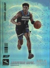 Anthony Edwards [Winter Holo] #SS-19 Basketball Cards 2020 Panini Hoops Arriving Now Prices