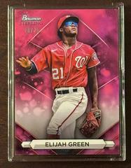 Elijah Green [Magenta] #BSP-55 Baseball Cards 2023 Bowman Sterling Prices