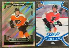 Cam York [Blue] Hockey Cards 2021 Parkhurst Prominent Prospects Prices