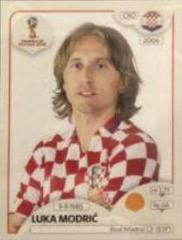 Luka Modric [Black Back] Soccer Cards 2018 Panini World Cup Stickers Prices
