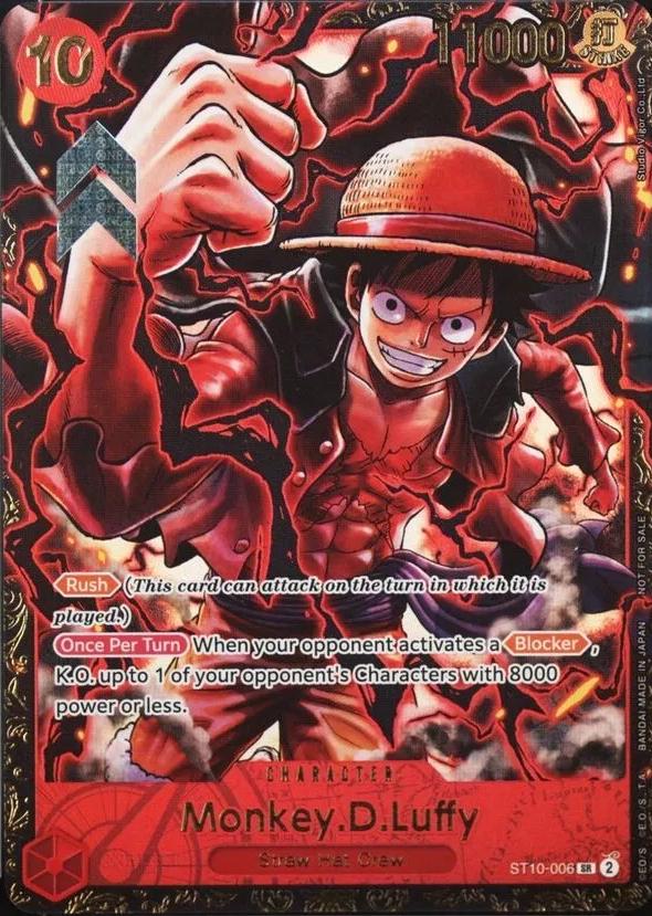 Monkey D. Luffy [Top 8] ST10-006 One Piece Ultra Deck: The Three Captains