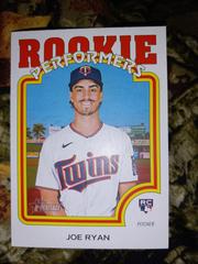 Joe Ryan #RP-8 Baseball Cards 2022 Topps Heritage Rookie Performers Prices