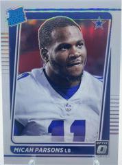 Micah Parsons [Holo Variation] #245 Football Cards 2021 Panini Donruss Optic Prices