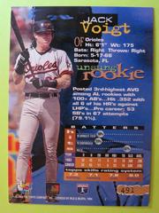 Reverse | Jack Voight Baseball Cards 1994 Stadium Club
