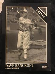 Dave Bancroft #598 Baseball Cards 1994 The Sportin News Conlon Collection Prices