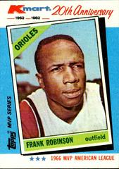 Frank Robinson Baseball Cards 1982 Kmart Prices