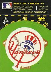 New York Yankees #NNA Baseball Cards 1982 Fleer Team Logo Stickers Prices