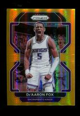 De'Aaron Fox [Gold Prizm] Basketball Cards 2021 Panini Prizm Prices