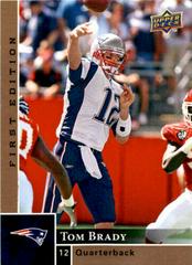 Tom Brady Football Cards 2009 Upper Deck First Edition Prices