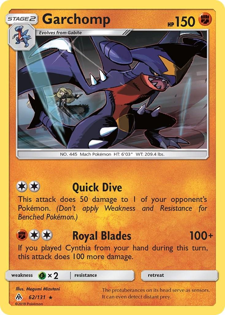 Garchomp #62 Pokemon Forbidden Light