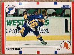 Brett Hull #100 Hockey Cards 1990 Score Hottest Rising Prices