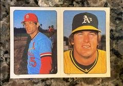 Darrell Porter, Mike Heath #140 / 326 Baseball Cards 1985 Topps Stickers Prices