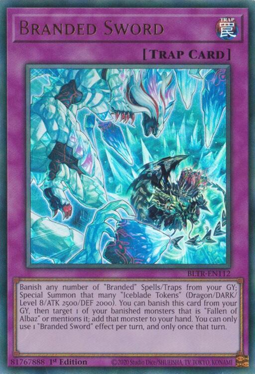 Branded Sword BLTR-EN112 YuGiOh Battles of Legend: Terminal Revenge