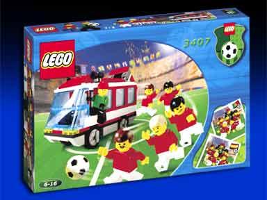 Red Bus #3407 LEGO Sports