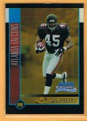 T.J. Duckett [Gold Refractor] Football Cards 2002 Bowman Chrome Prices