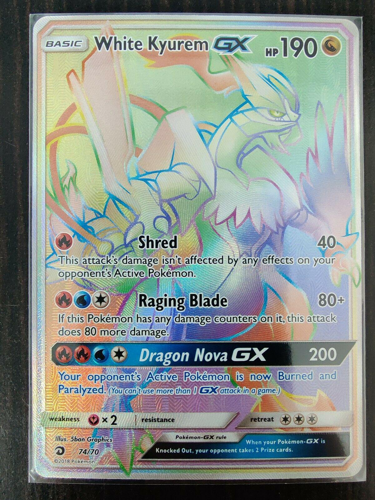 White Kyurem GX 74 Prices Pokemon Dragon Majesty Pokemon Cards