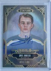 Joel Hofer [Autograph] Hockey Cards 2020 Upper Deck Stature Prices