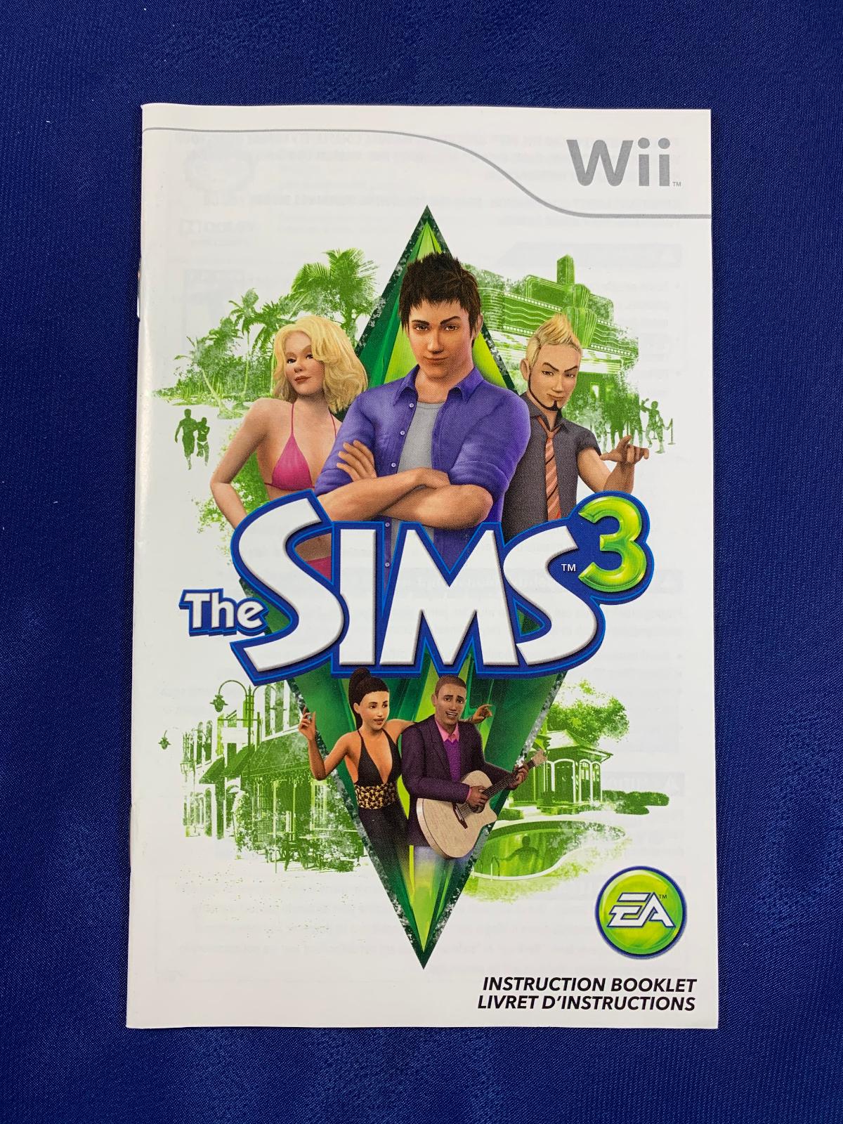 The Sims 3 Manual only Wii