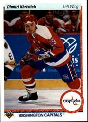 Dimitri Khristich #537 Hockey Cards 1990 Upper Deck Prices