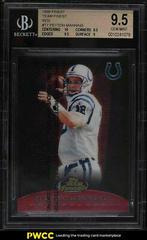 Peyton Manning [Red w/ Coating] #T7 Football Cards 1999 Topps Finest Team Prices