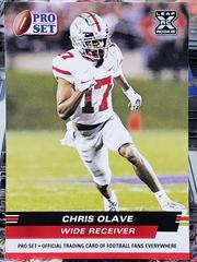 Chris Olave [Pro Set] #PS-06 Football Cards 2022 Leaf Draft Prices