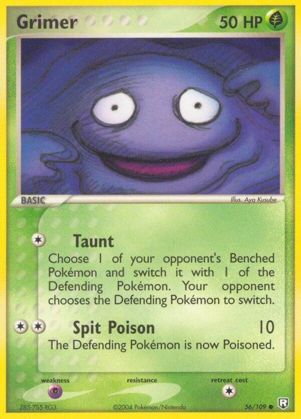 Grimer #56 Pokemon Team Rocket Returns