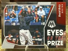 David Ortiz Baseball Cards 2021 Panini Mosaic Eyes on the Prize Prices
