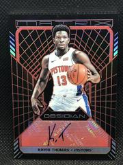 Khyri Thomas [Red] #MA-KTH Basketball Cards 2018 Panini Obsidian Matrix Autographs Prices