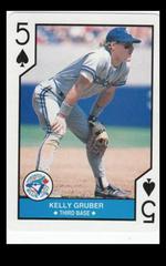 Kelly Gruber [Five of Spades] Baseball Cards 1990 U.S. Playing Card All Stars Prices