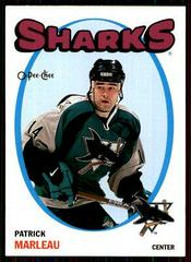 Patrick Marleau #9 Hockey Cards 2001 O Pee Chee Prices