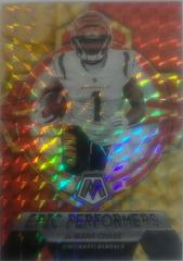 Ja'Marr Chase [Reactive Yellow] #EP-JC Football Cards 2023 Panini Mosaic Epic Performers Prices