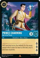 Prince Charming - Heir to the Throne [Foil] Lorcana Rise of the Floodborn Prices