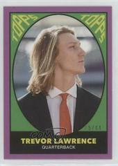 Trevor Lawrence [Purple] #10 Football Cards 2021 Topps X Trevor Lawrence Prices