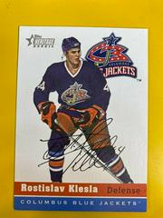 Rostislav Klesla #76 Hockey Cards 2000 Topps Heritage Prices