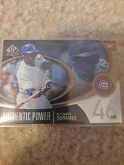 Alfonso Soriano #AP-4 Baseball Cards 2007 SP Authentic Prices