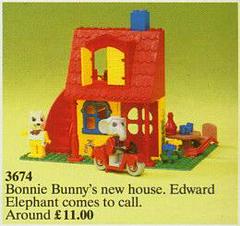 LEGO Set | Bonnie Bunny's New House LEGO Fabuland