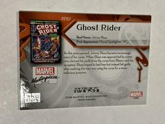 Back Of Card | Ghost Rider Marvel 2018 Masterpieces E-Pack Achievement