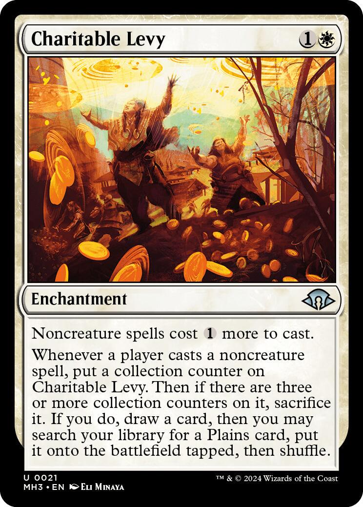 Charitable Levy [Foil] #21 Magic Modern Horizons 3